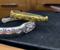 爱凯二庙！金鸡招财12生肖手镯，纯银材质、黄铜材质！佛历2557年