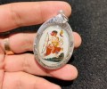 龙婆‎照​​神‎​（​​龙​‎‎‎‎婆招​贤​‎）‎师‎‎傅​​陶‎‎​‎‎​瓷​‎​‎自身​带​‎潘‎‎‎‎奔​‎面‎‎‎具